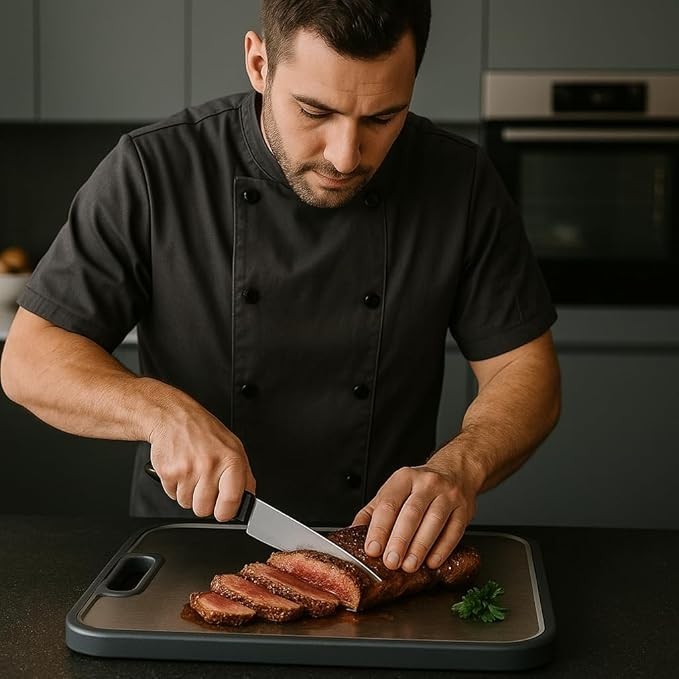 Titanium Cutting Board Dual Sided