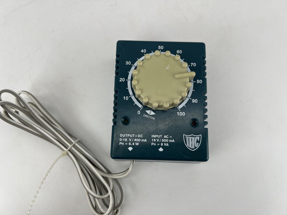 IHC HO/N Scale Transformer Controller 16V Wiring Cut Untested