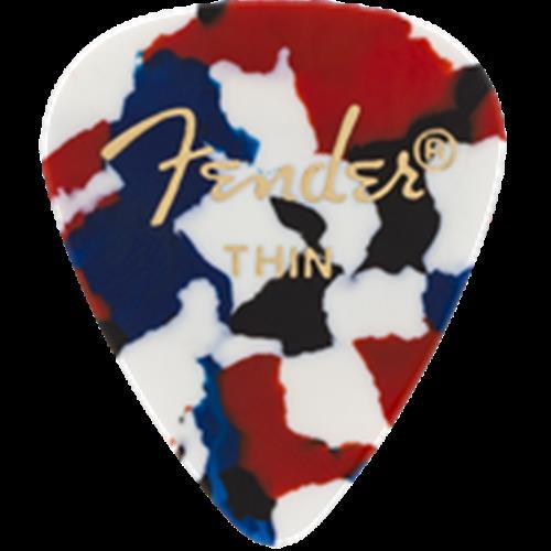 Fender Confetti Thin Picks, 12-pack