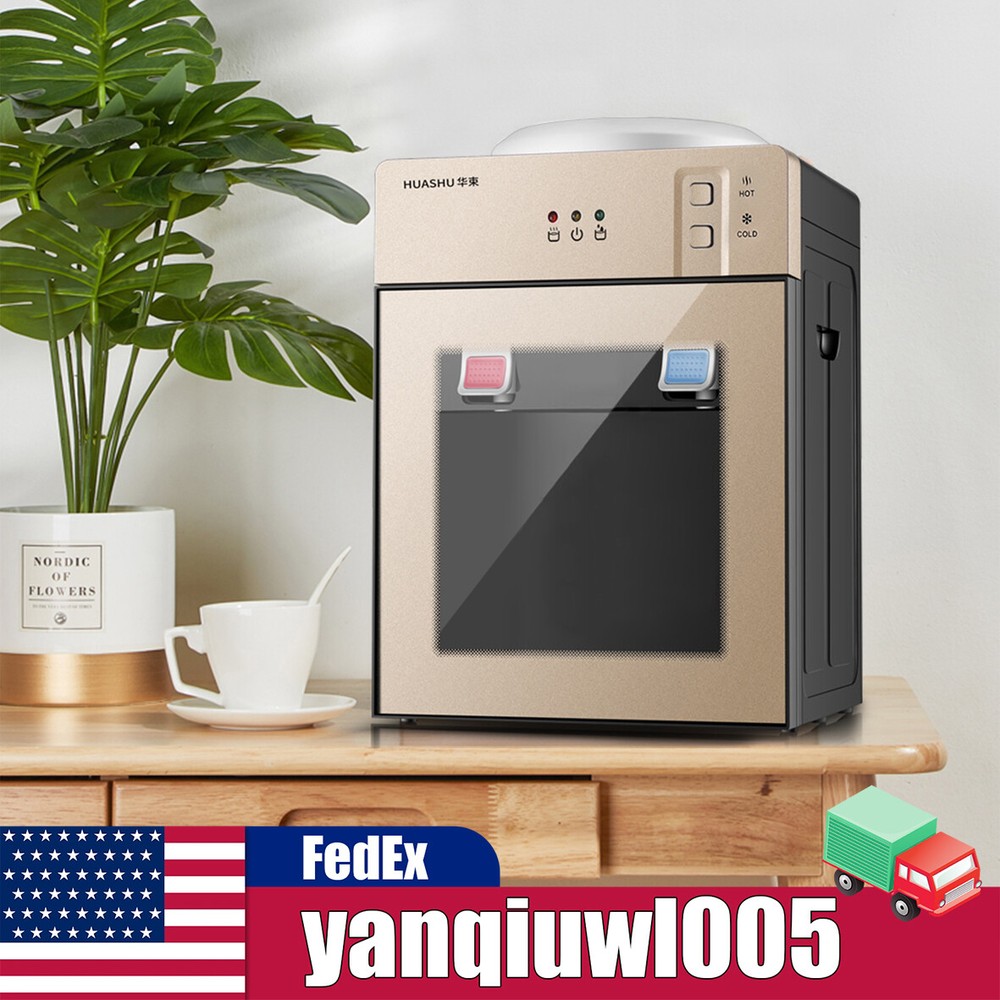 Top Loading Countertop Water Dispenser Hot Cold Water Cooler Drinking Machine
