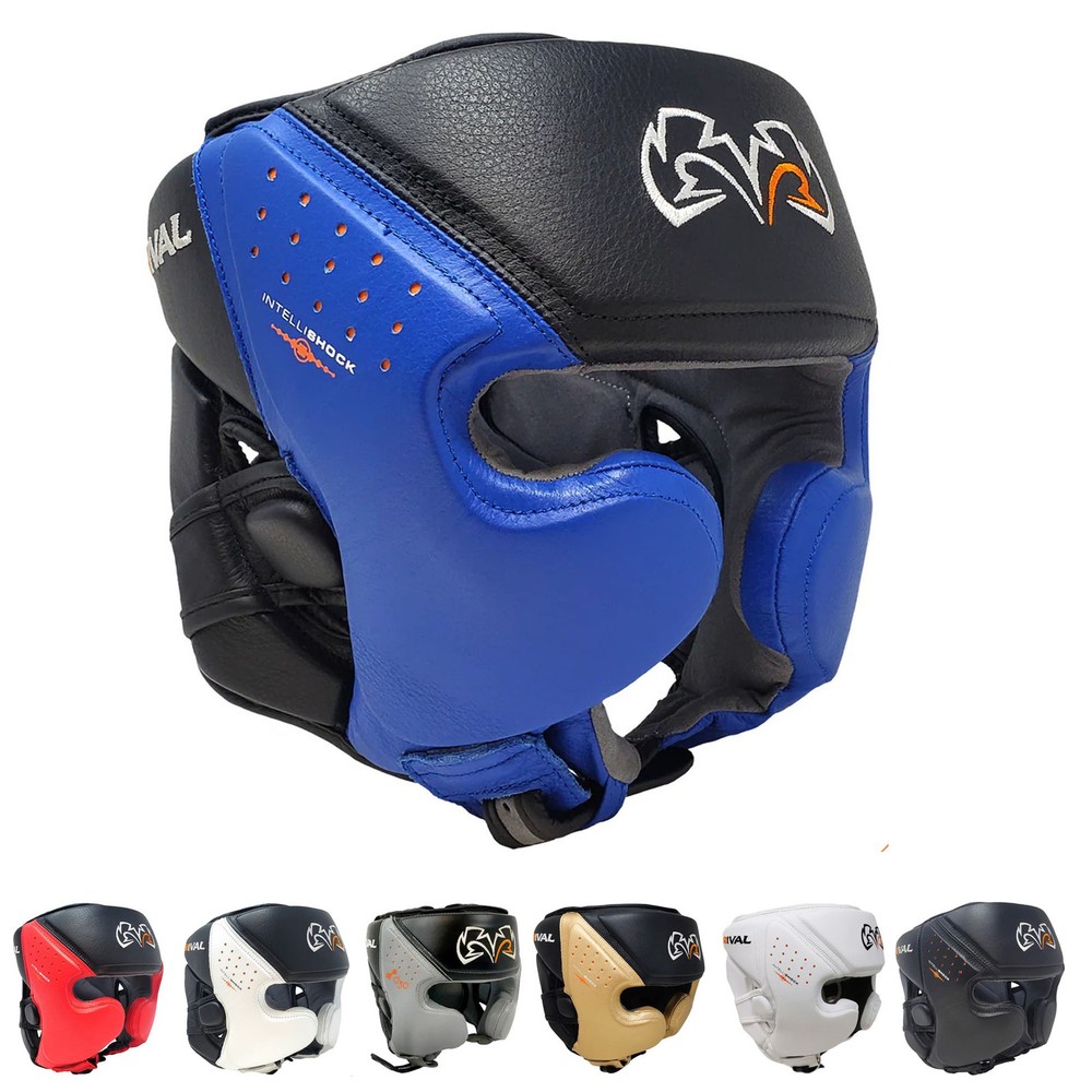 RIVAL Boxing RHG10 Intelli-Shock Headgear, D3O Padding on Front and Sides