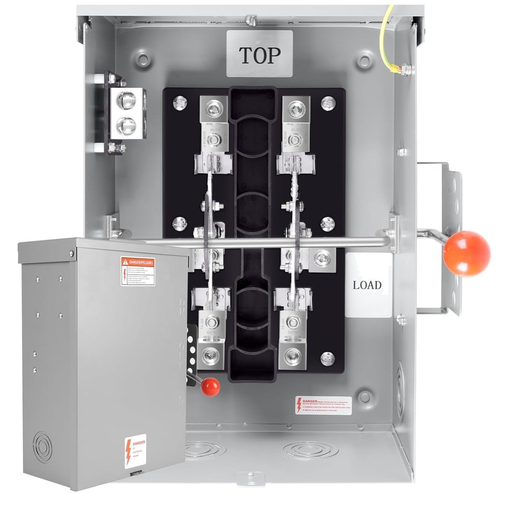 Durable 200A Double-Throw Switch | 48000W Rigorously Tested Power Solution