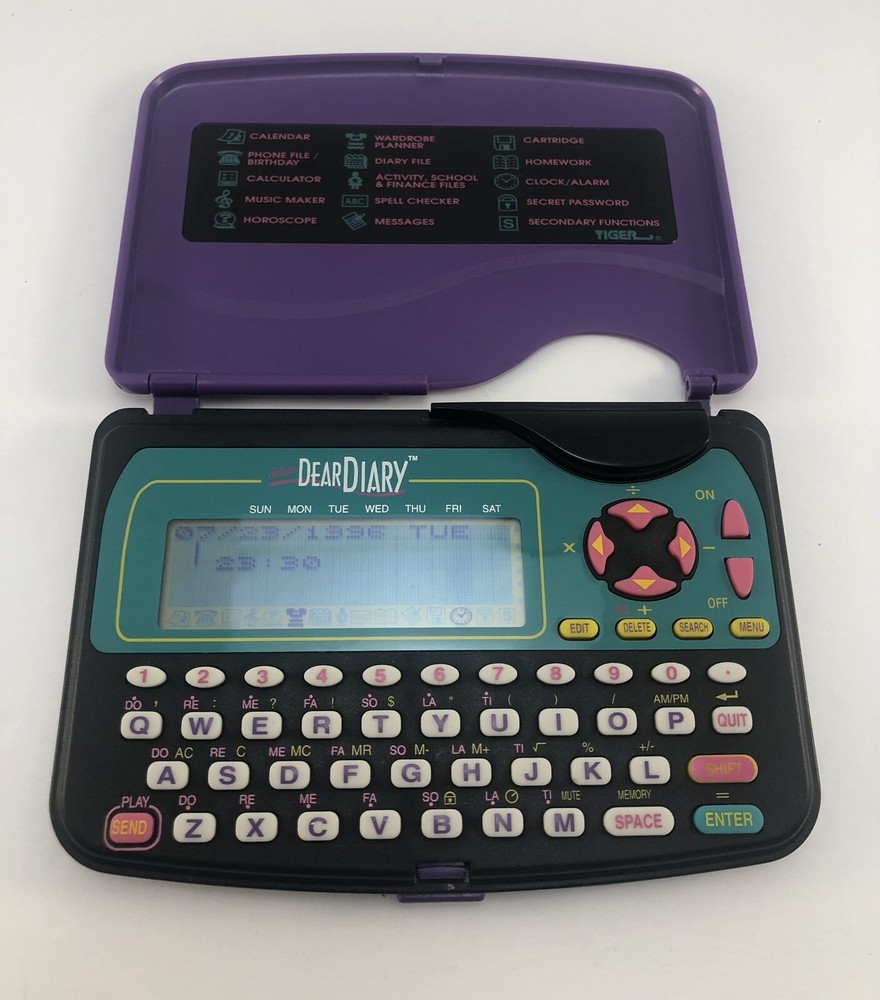 Deluxe Dear Diary 1995 Tiger Electronics