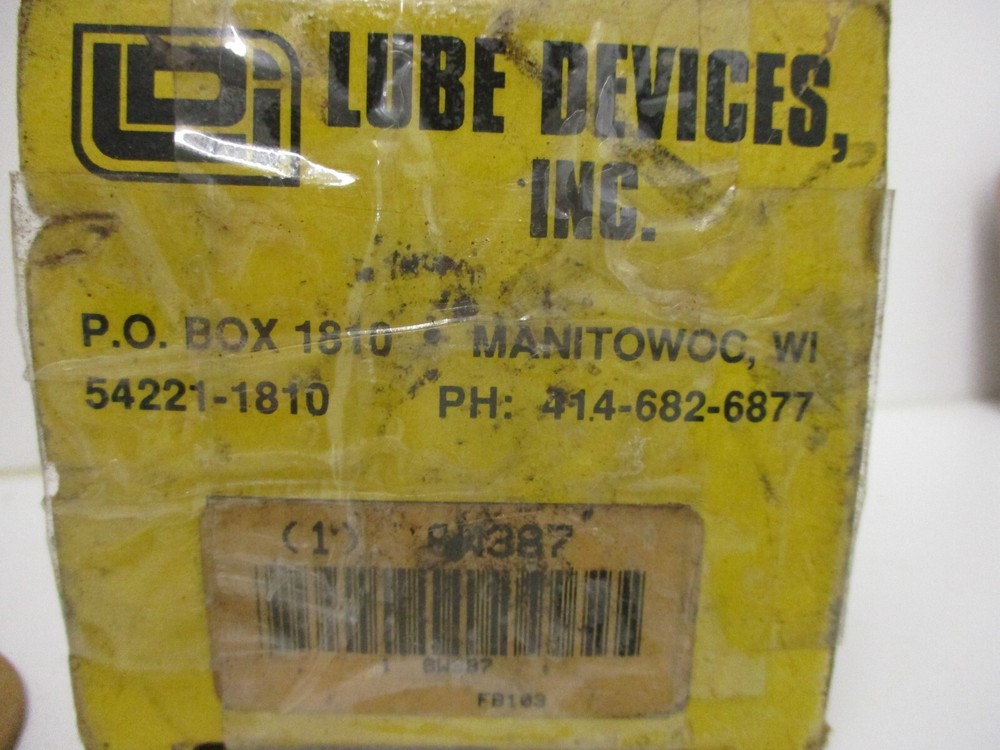 *NEW* LUBE DEVICES INC. 814387 FILTER STRAINER