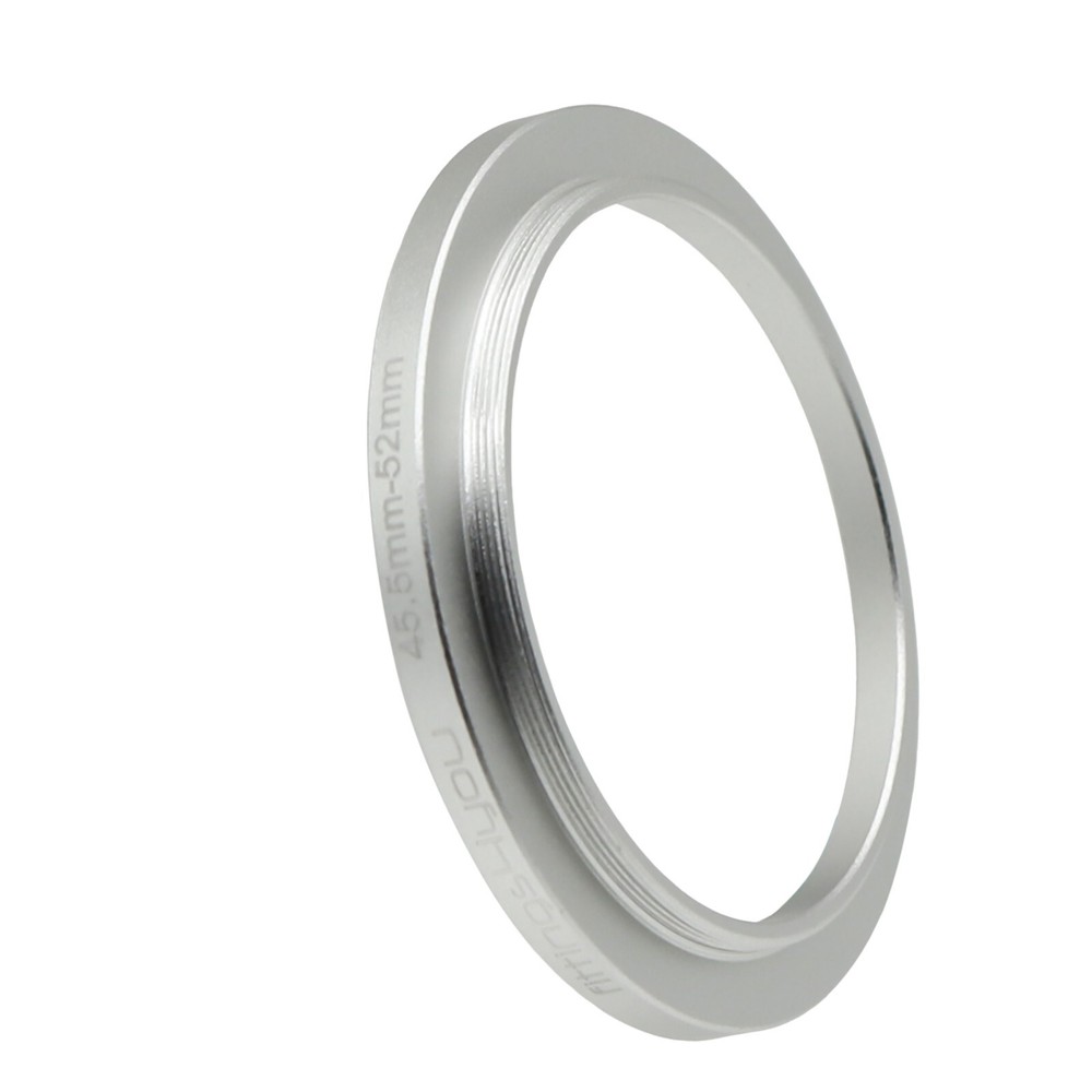 45.5-52mm Step-Up Ring Filter Ring UV/ND/CPL GND Lens Adapter Filter Ring Silver