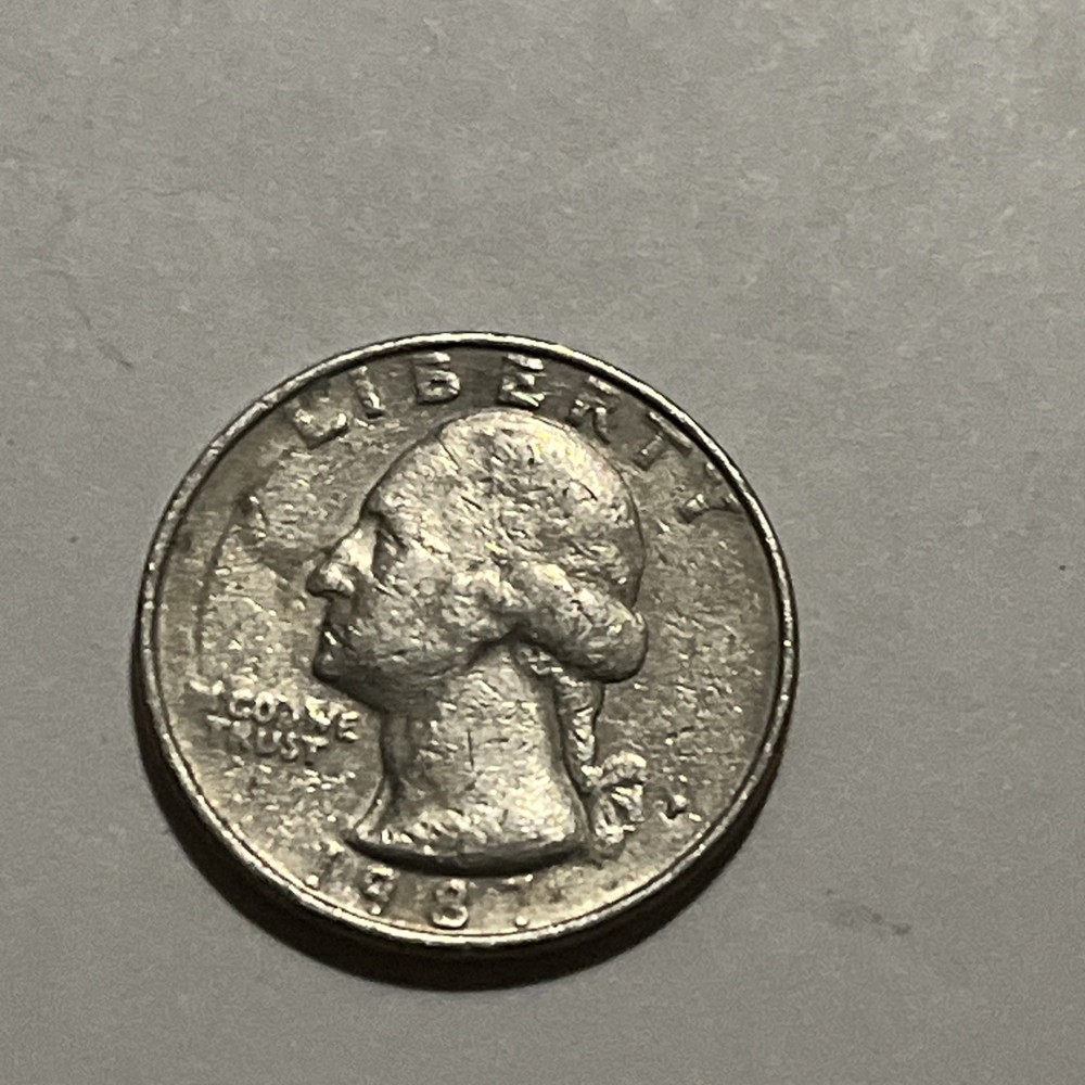 1987 P Mint Quarter Error