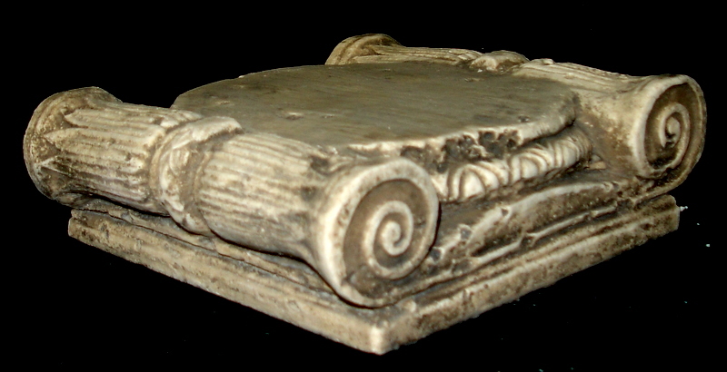 7" Greek Ionic Capital Scamozzi Ionian Riser Column