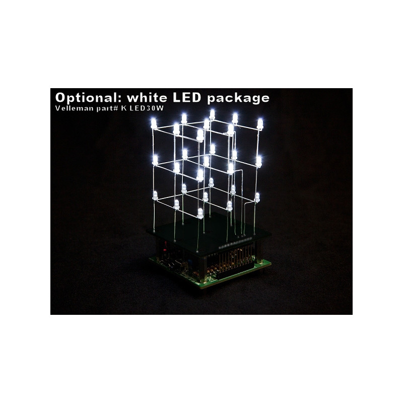 Velleman MK193 3D LED CUBE 3 x 3 x 3