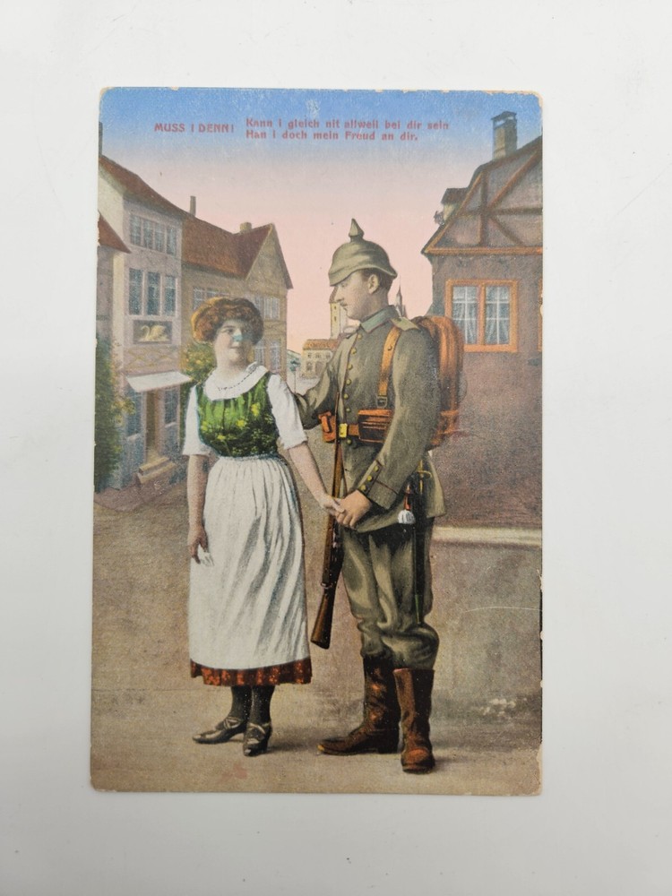 HA1969: Postcard; Muss I Den