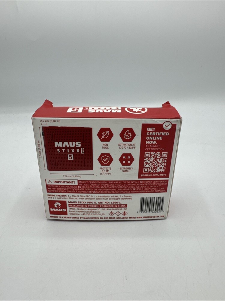 Maus Stixx Pro 5 Automatic Fire Suppression Unit 1360-1