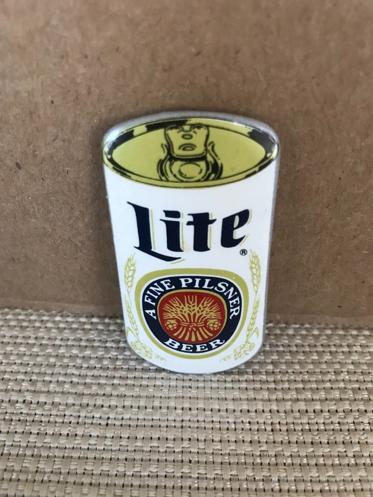 Miller Lite A Fine Pilsner Beer Button