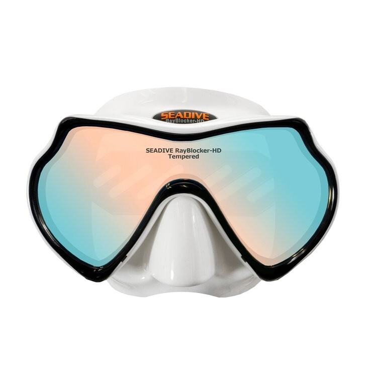 SeaDive Eagleye Rayblocker-HD Mask - White