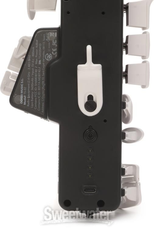 Odisei Music Travel Sax 2 Wind Synth/Controller - White Silicon