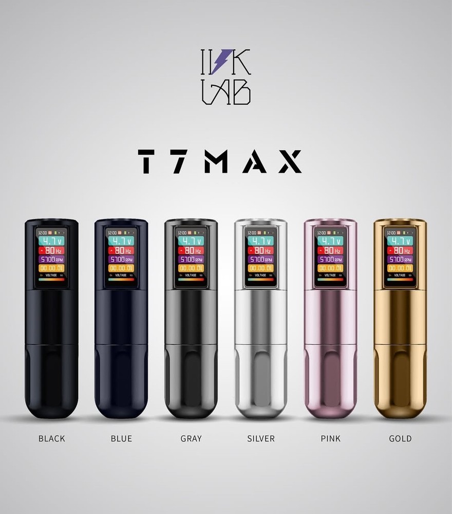T7max  Frequency Adjustable Wireless Tattoo Pen Machine