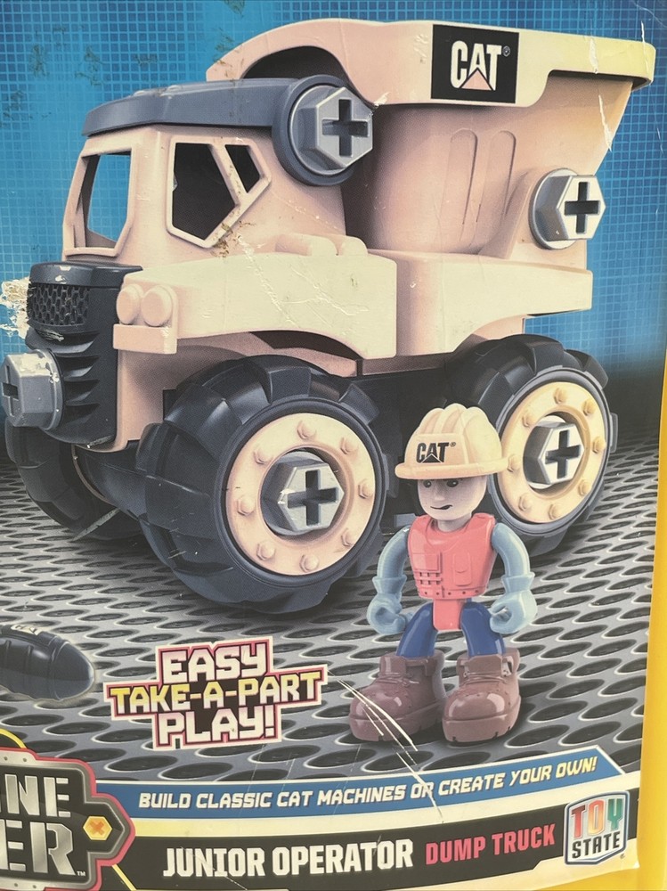 CAT Machine Maker Junior Operator Dump Truck Construction Assembly Kit