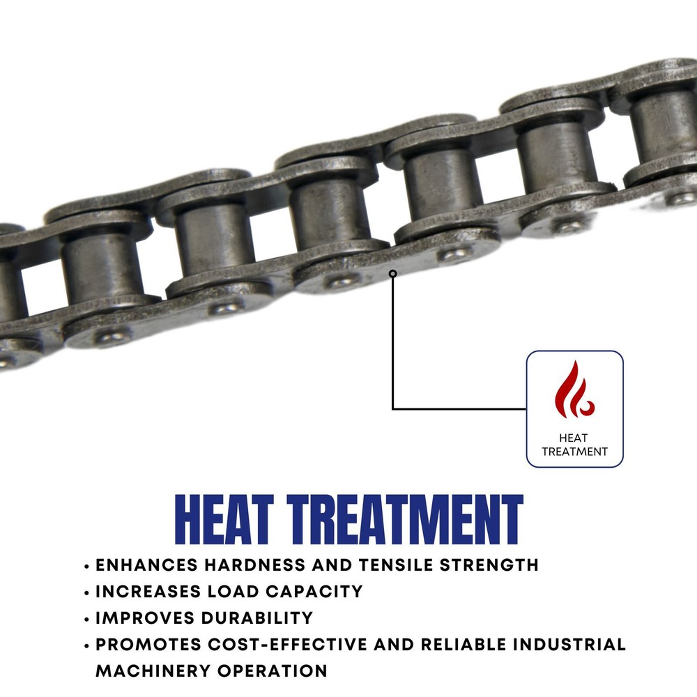#50 Roller Chain 50 Feet with 5 Connecting Links