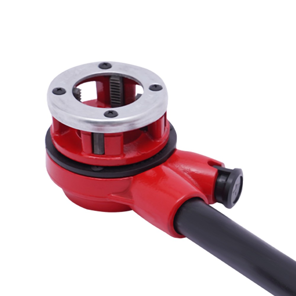 Pipe Threading Kit Pipe Threader 1/2''-1-1/4'' BSPT Plumber Set Die Dies Set Red