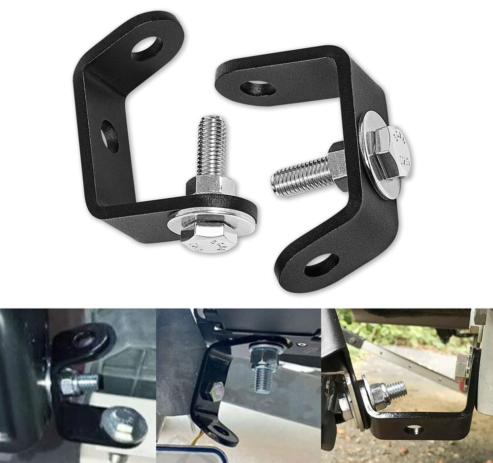 8Pcs Universal Strap Mounting Brackets Kit For Boat Trailers 3-Sided Brackets