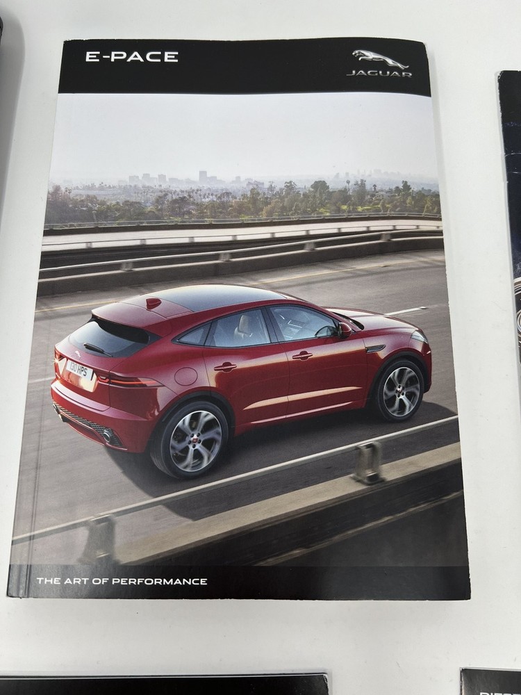 2018 Jaguar E-Pace Owners Manual OEM Complete Set