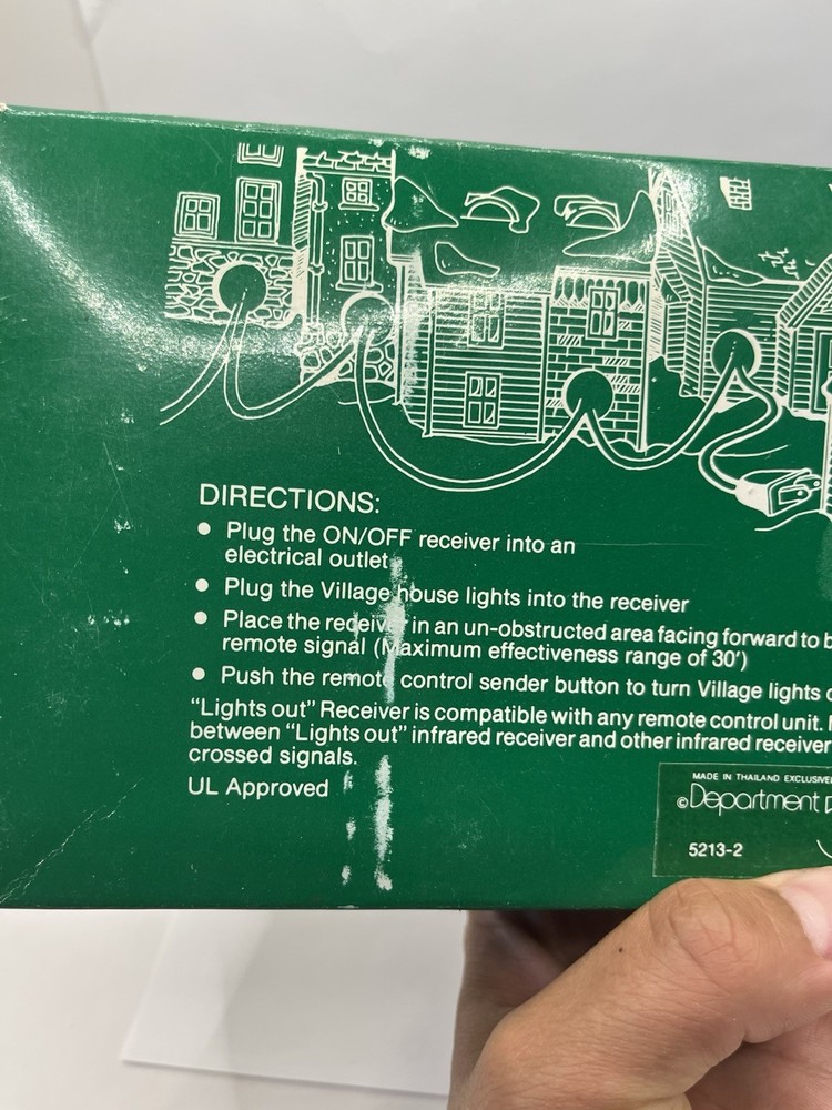Dept 56 Lights Out - Village Access. - Remote Control Switch - 52132 - UNTESTED
