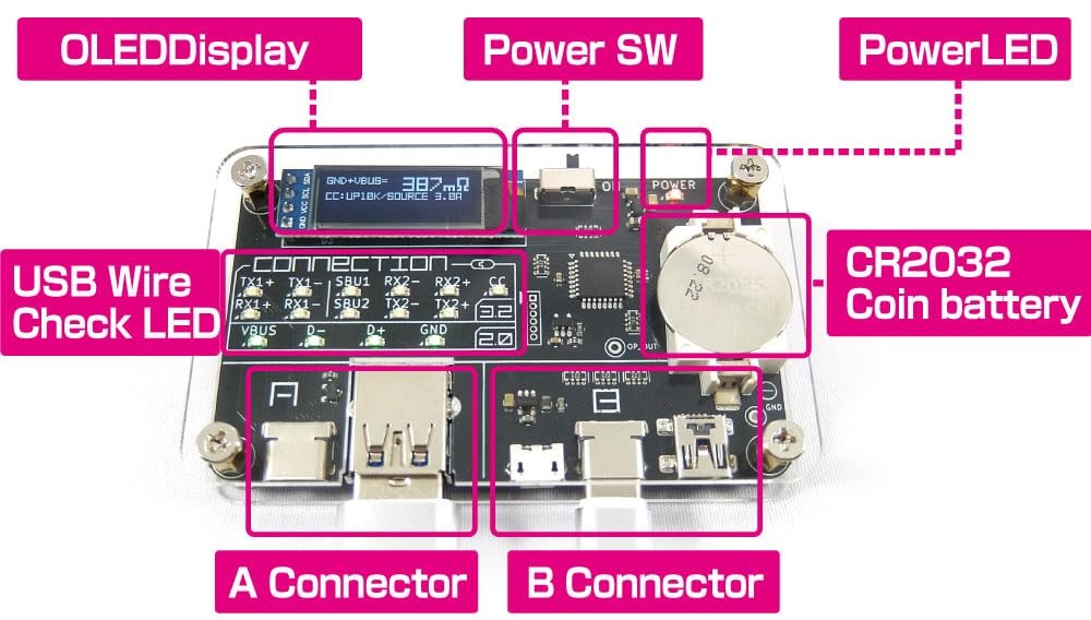 Bit Trade One USB Cable Checker2 [Assembled] Supported USB...