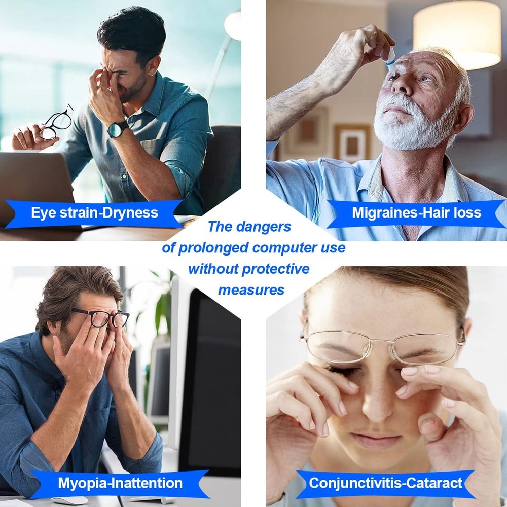 Computer Privacy Screen Filter 24" Hanging Privacy Screen Protector Compatibl...