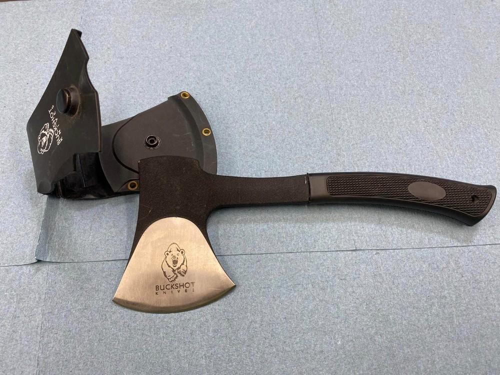 Buckshot Knives 11" Single Edge Axe With Sheath