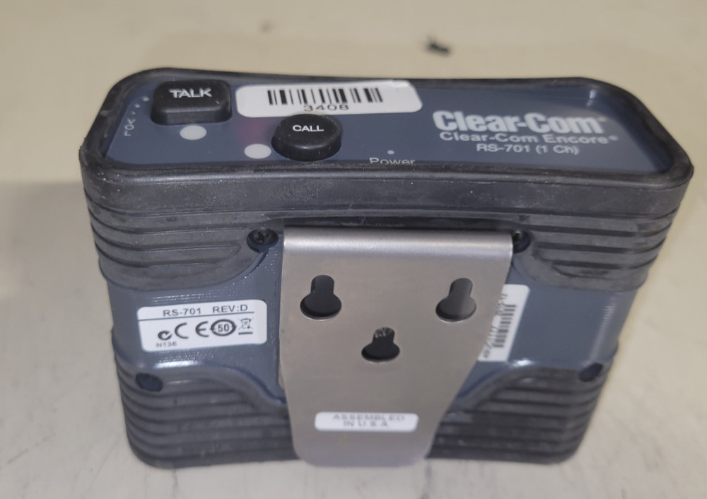 Clear-Com RS-701 Single-Channel Standard Beltpack