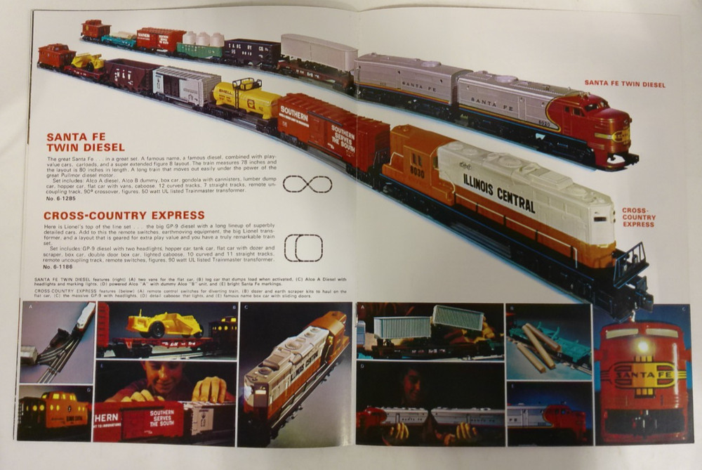 Vintage 1972 Lionel Catalog
