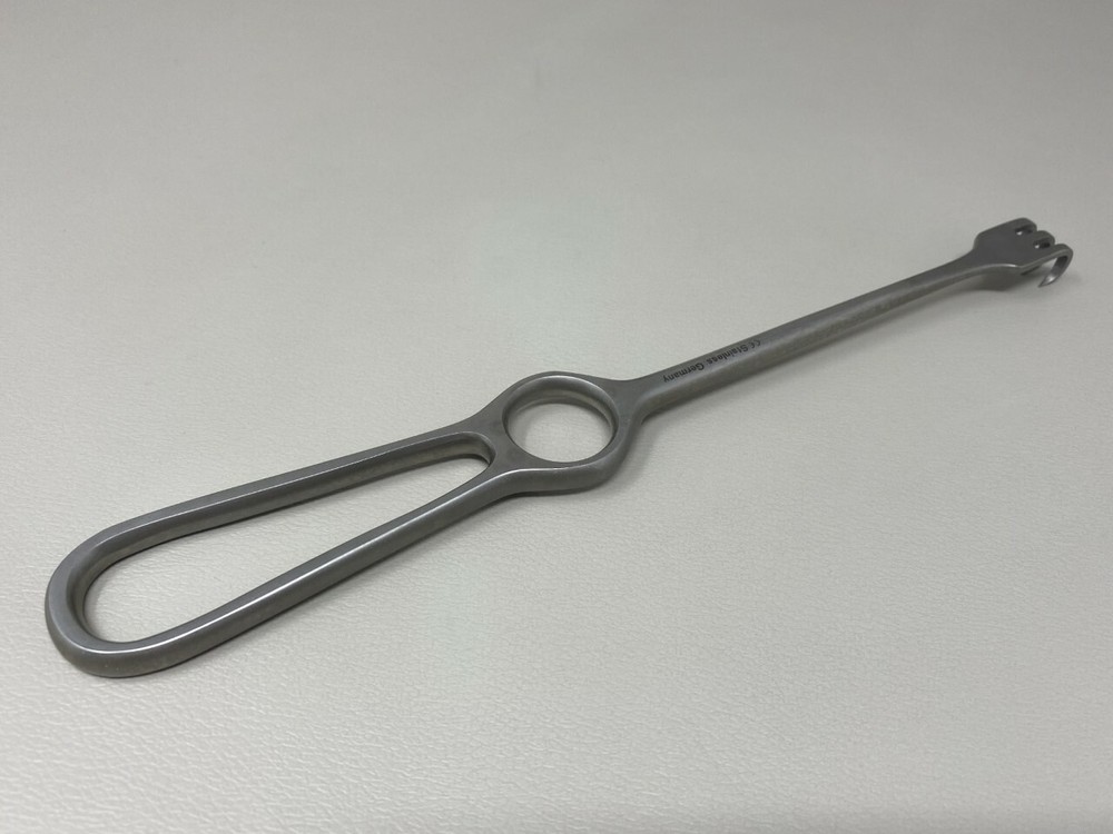 gSource 36.3620 Volkmann Retractor, 3 Prongs Sharp, 8.5" Length