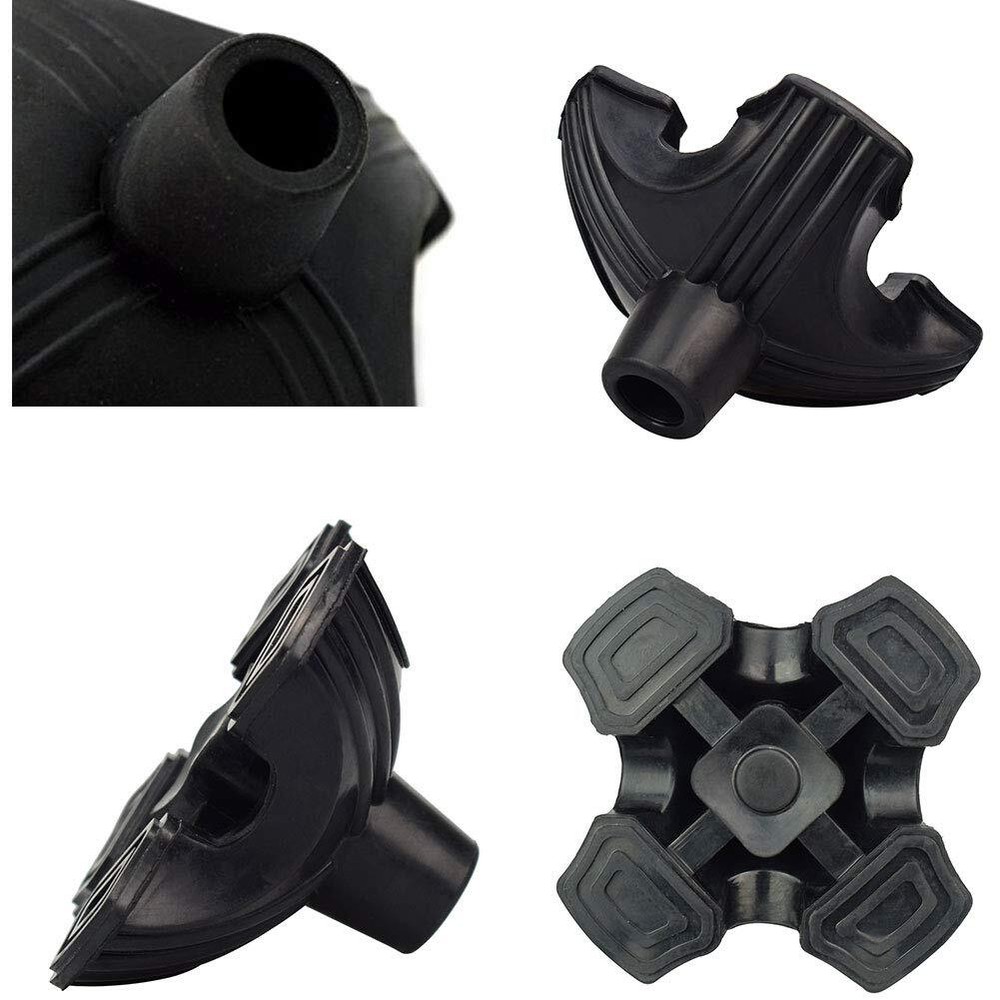 Quad Support Cane Tip Self Standing for Enhanced Stability