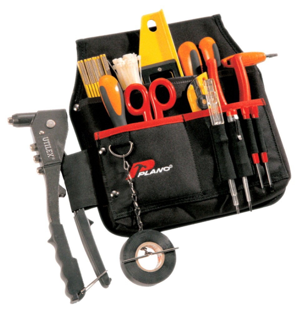 Professional polyester Electrician’s tool pouch Plano 535TB