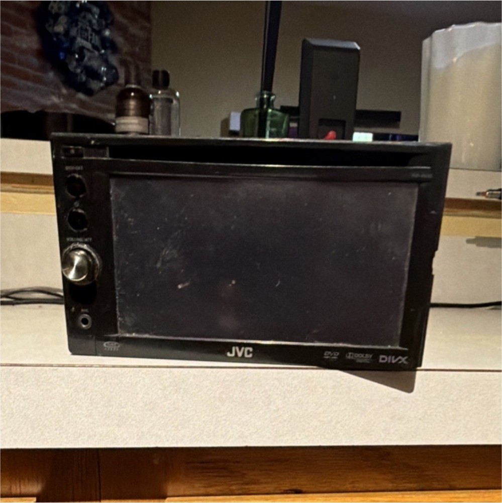 JVC 2 DIN In-Dash DVD Player DIVX Video Unit