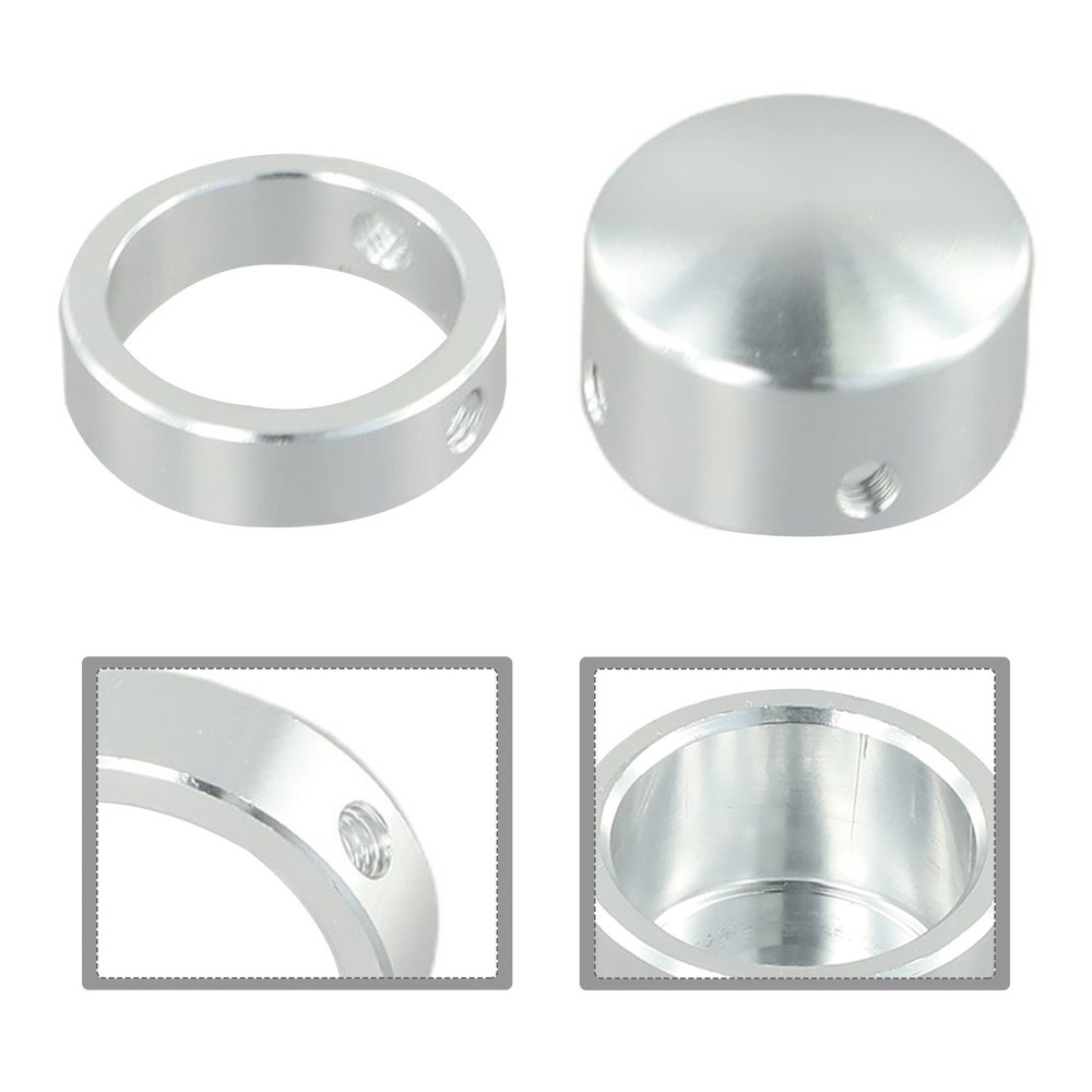 Gym Equipment Handle End Cap Plate Loaded Machine Accessory Silver Color