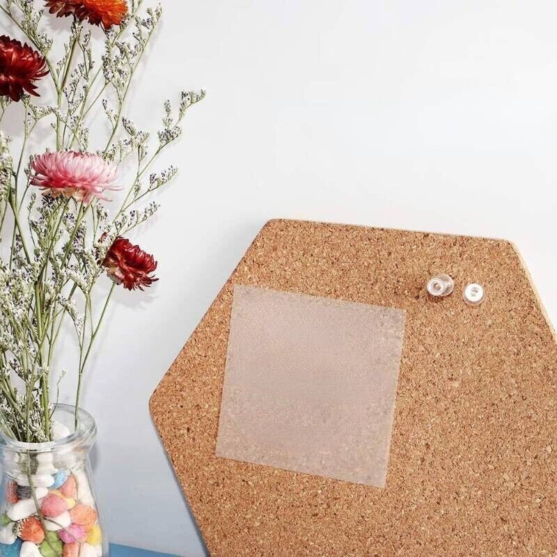 100 SHEETS CLEAR STICKY NOTE PAPER TRANSPARENT ADHESIVE MEMO PADS OFFICE STUDENT