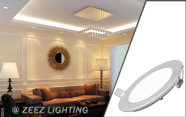 Natural White 18W 8" Square LED Recessed Ceiling Panel Down Light Bulb Slim Lamp