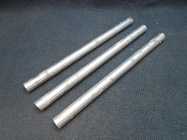 Laboratory 8” Solid Aluminum Round Support Extension Rods 3/Pack