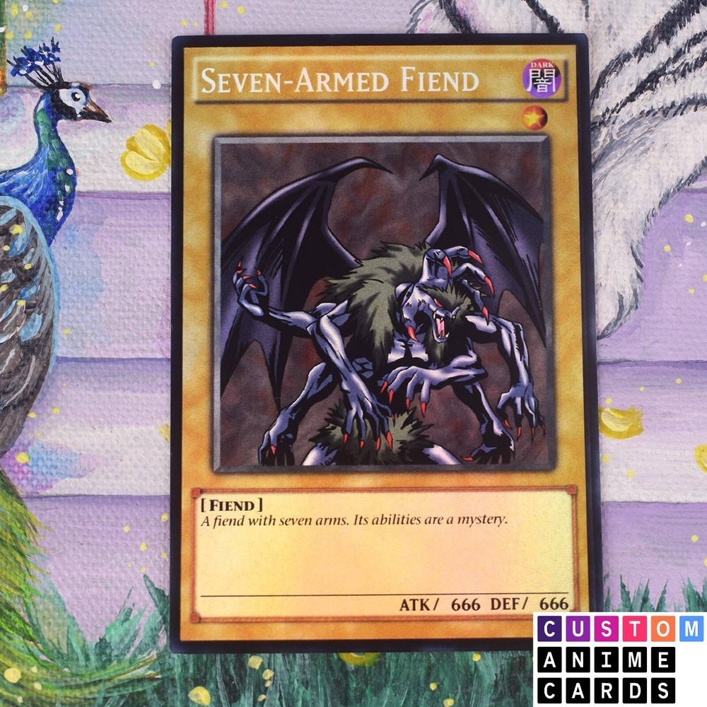 Seven-Armed Fiend ANIME EFFECT HOLO card