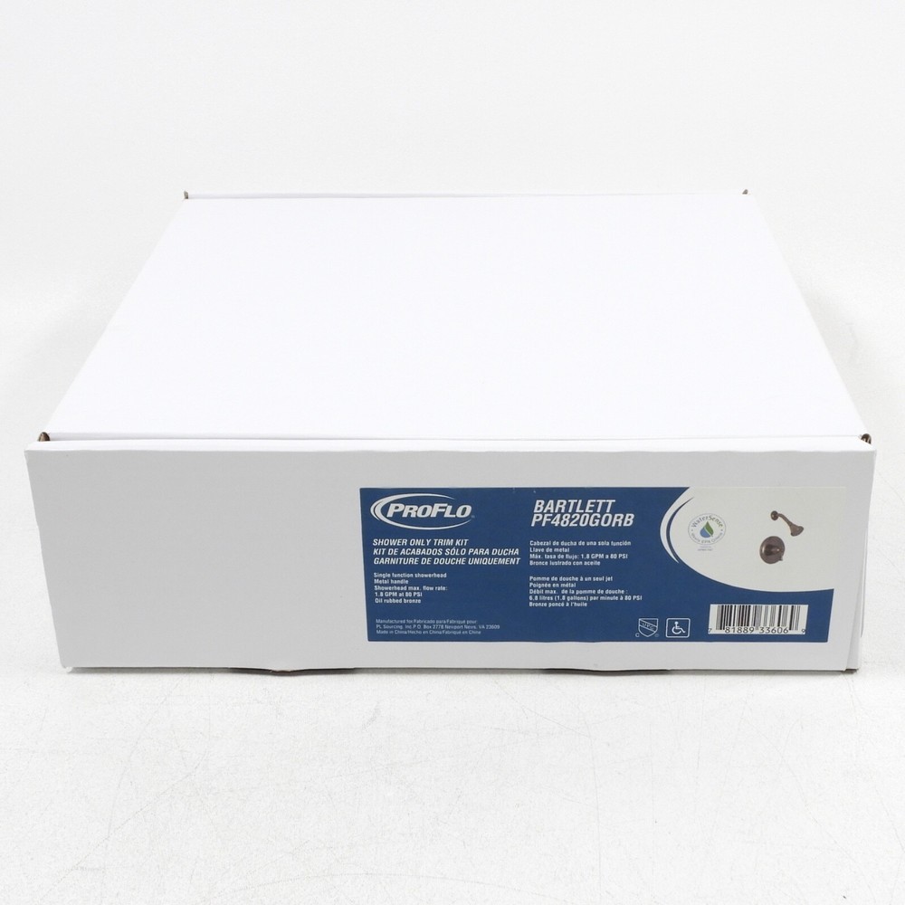 ProFlo Bartlett Shower Trim Package 1.8 GPM Single Function (PF4820GORB)