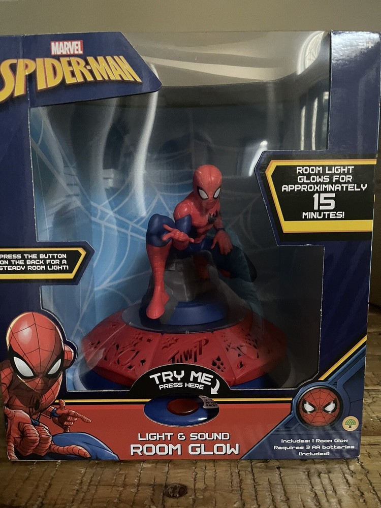 Marvel Spider-Man Light and Sound Room Glow