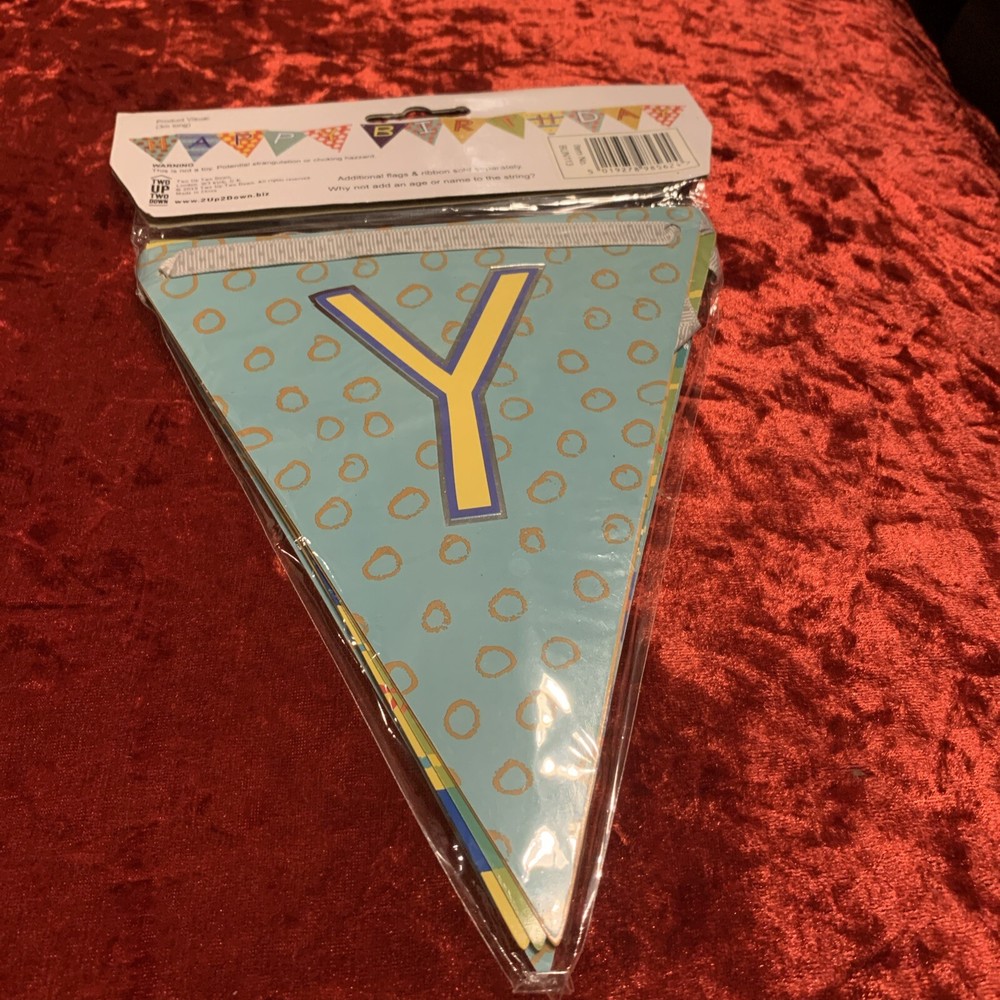 Happy Birthday Bunting Multicoloured