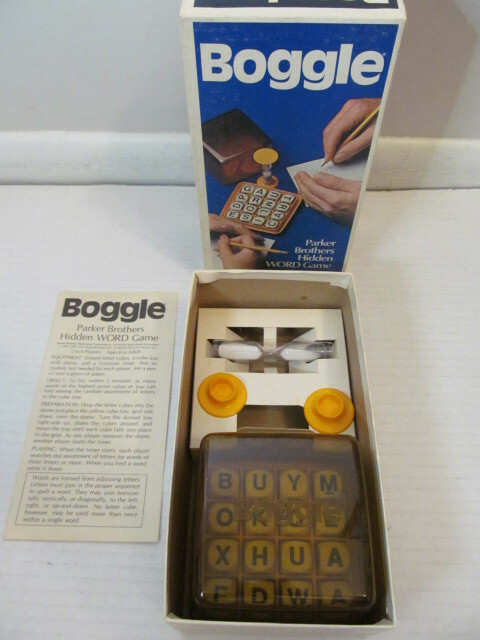 Parker Brothers Boggle Word Game 1976, Complete