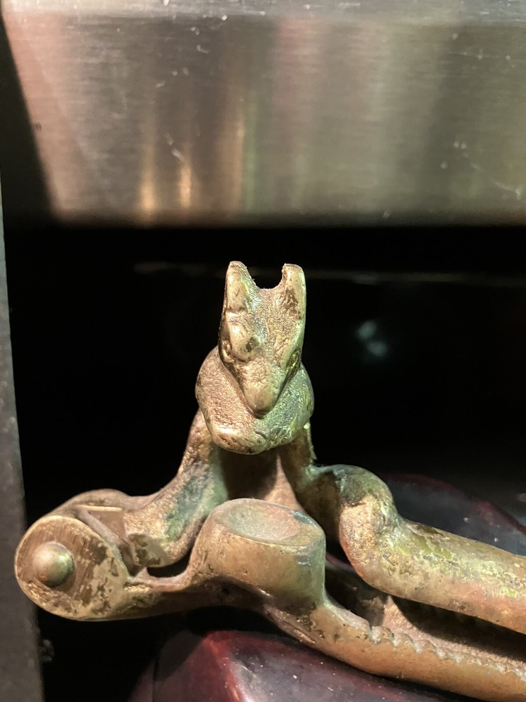 Antique Brass Squirrel Nutcracker