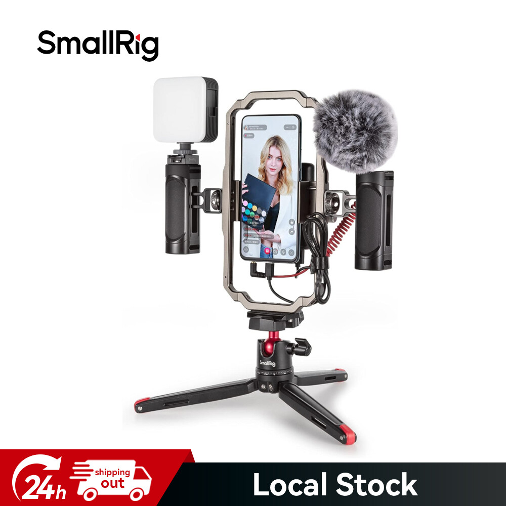 SmallRig VCR Kit With Stabilizer Handle Smartphone VCR Holder for iPhone 16