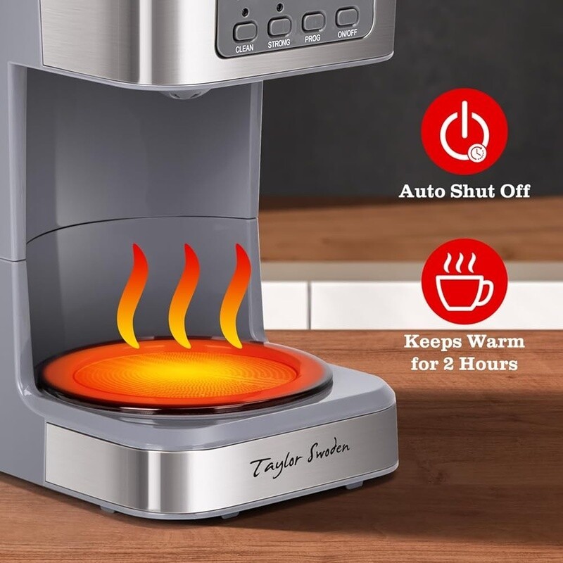 Programmable 12 Cup Coffee Maker Drip Machine W/ Auto Shut Off Pause Serve New