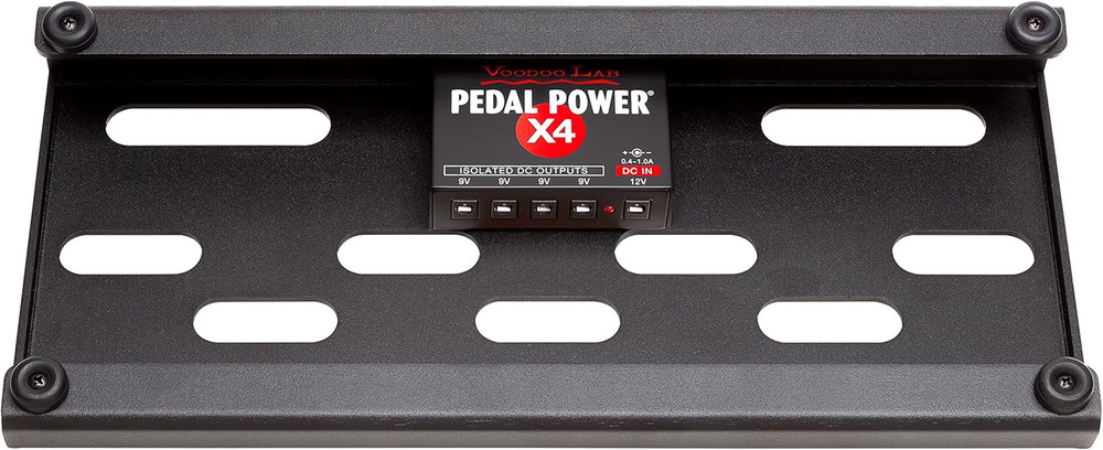 Dingbat Tiny Pedalboard with Pedal Power X4