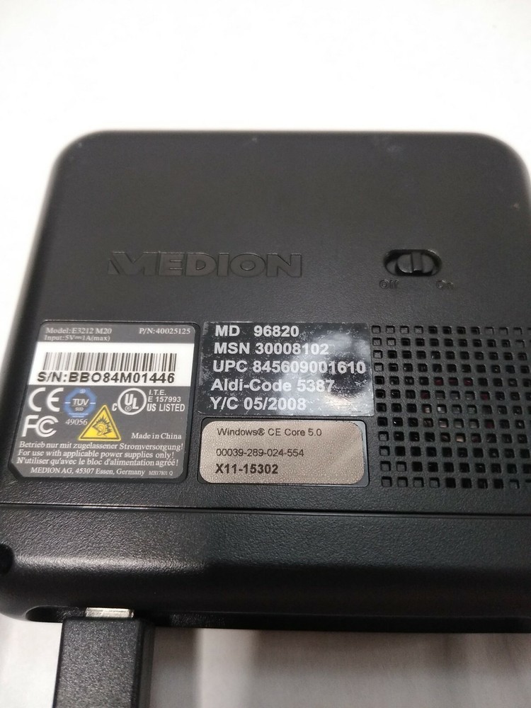 Medion GoPal E3212 M20 GPS Navigation System