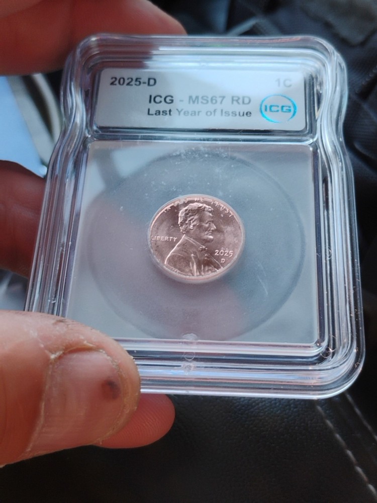 2025 D Lincoln Shield 1c Cent Coin MS67RD