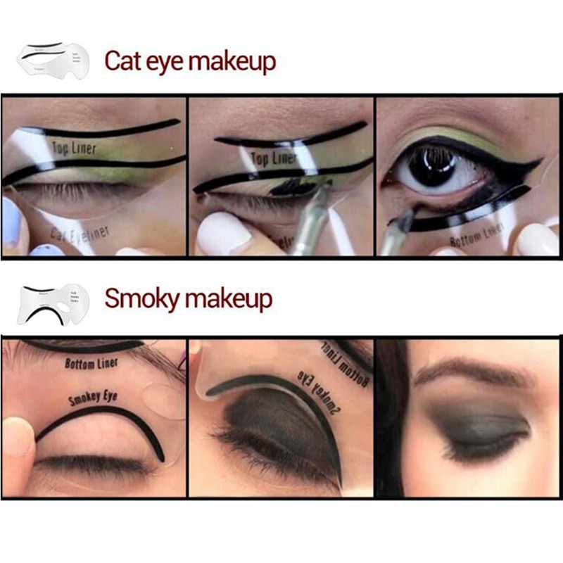 10pcs Shaping Eyeliner Eyeliner Tool Models Stencil Template Stencils Winged