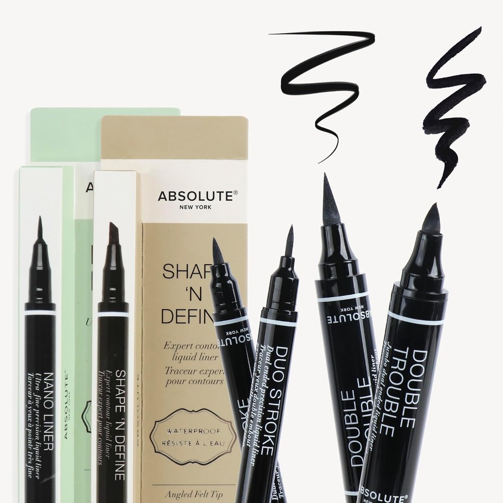 Super Slim Angled Tip Double Ended Liner Duo Stroke